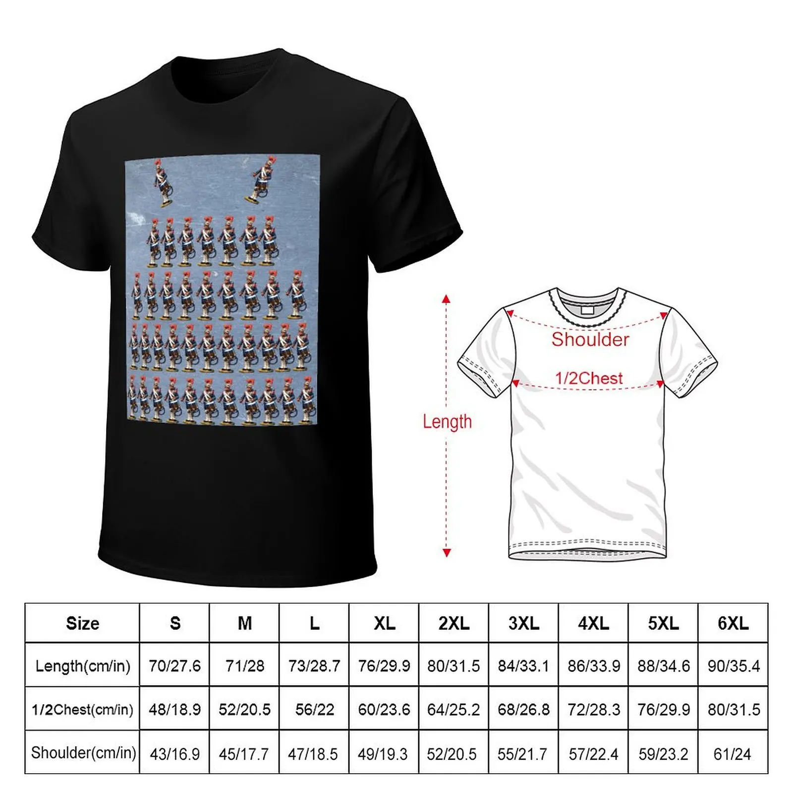 The French army in the Napoleonic period T-Shirt Lightweight Gym Training T-Shirt