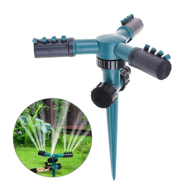 

1pc 360° Rotating Lawn Sprinkler Plastic In-ground Sprinklers Automatic Garden Irrigation Garden Water Sprinklers Lawn