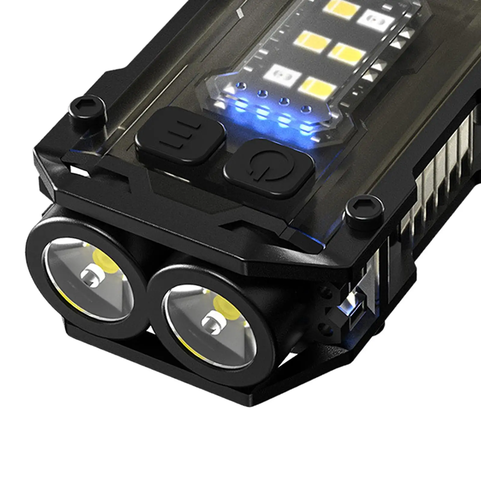 Keychain Flashlight Pocket Flashlight 8 Modes Handheld Torch Light Mini Flashlights for Traveling Outdoor Backpacking Camping