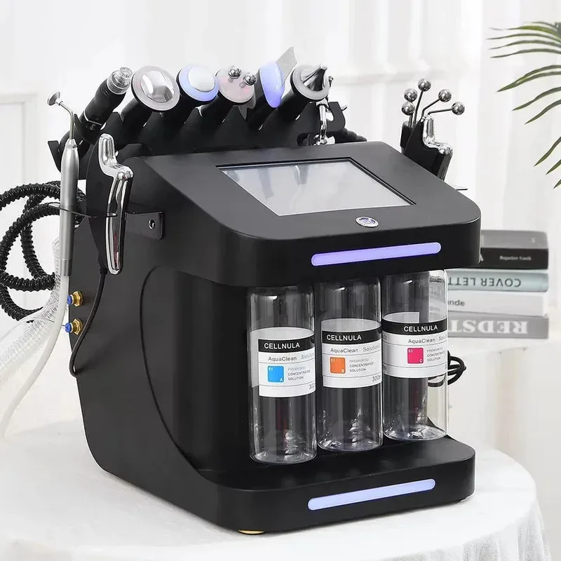 

Обновленная машина для лица 10 в 1, H2o2 Aqua Peeling Lift, увлажняющий кислородный аппарат с пузырьками кожи