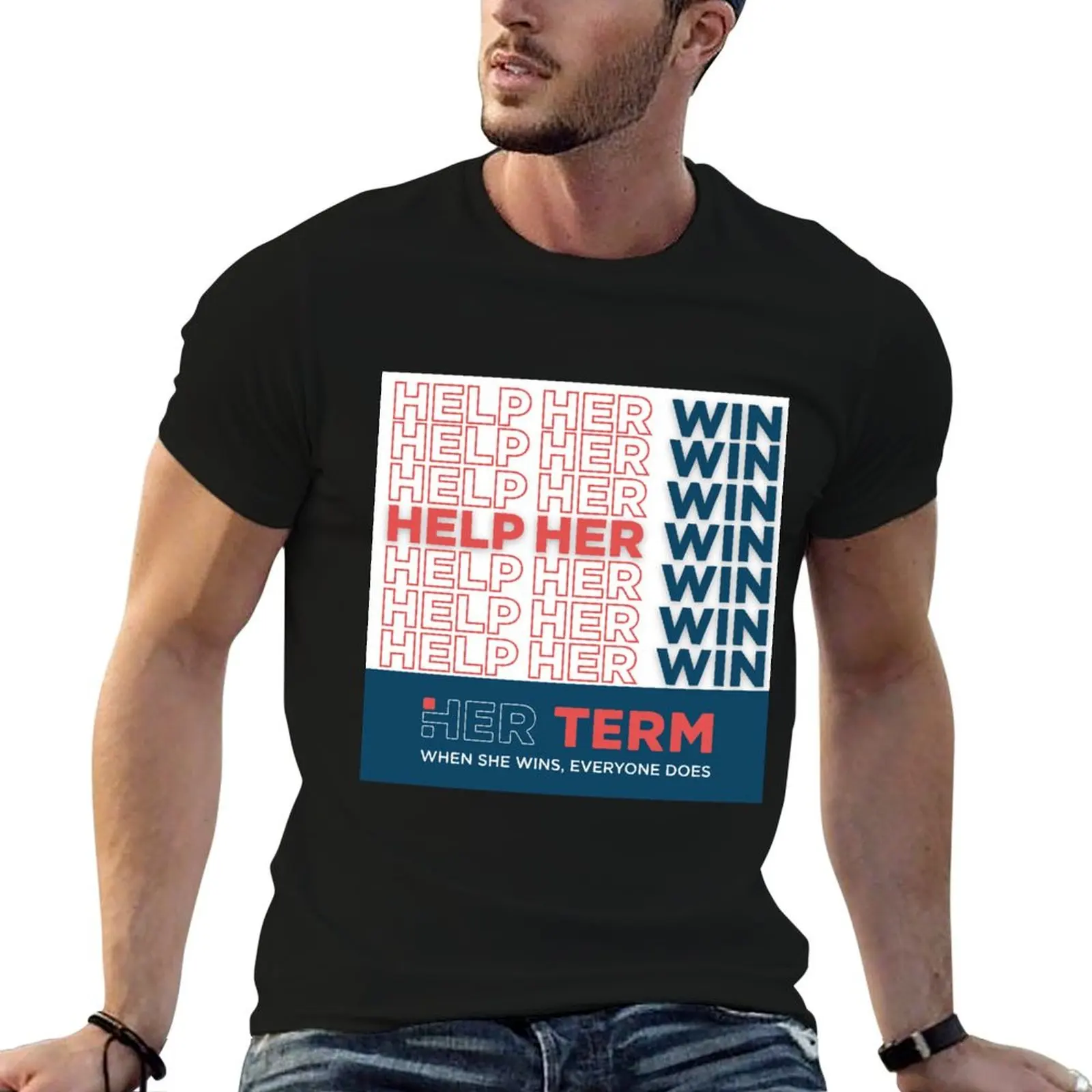 Help Her Win T-Shirt animal prinfor boys tops mens designer t shirt