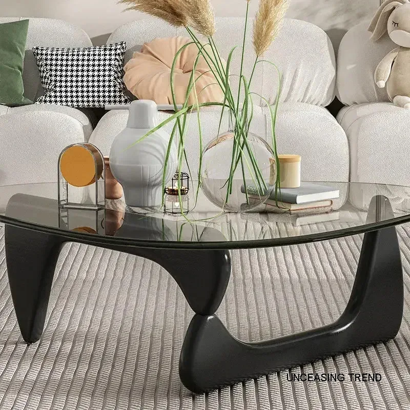 Glass Coffee Table Living Room Scandinavian Coffee Tables Tempered Glass Home Balcony Corner Table Modern Minimalist New