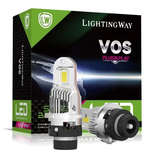 

2Pcs 90W High Power D4r D4s LED Bulb 10000lm 6500K LED Fog DRL Lights Cool White Plug and Play Canbus Error Free