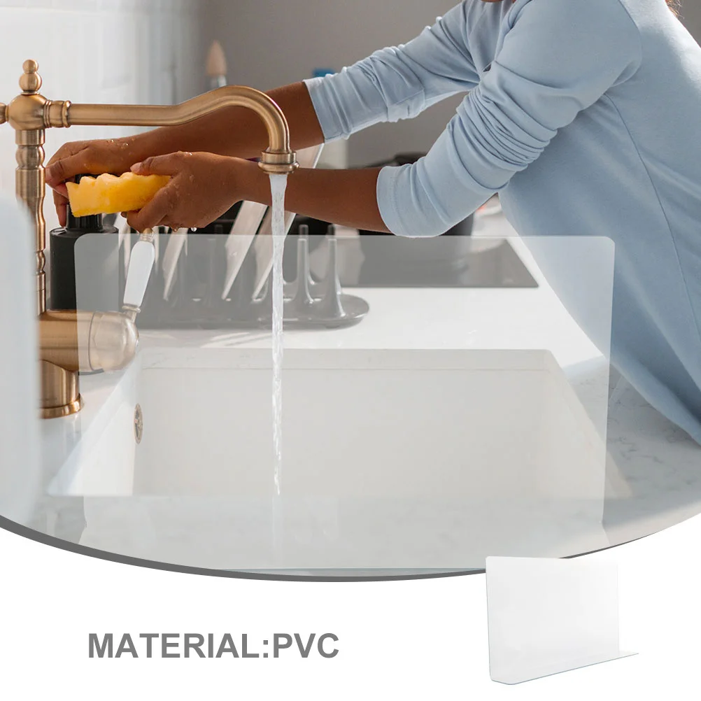 3 قطعة حوض الاستحمام سبلاش الحرس البلاستيكية مقاوم للماء رذاذ الزاوية حامي لحوض الاستحمام بالوعة الحمام شاشة الحرس المياه