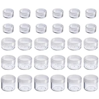 Boîte de maquillage en plastique pour cosmétiques, Pot de rangement pour Nail Art, conteneur transparent pour échantillon de Lotion, 2g 3g 5g 10g 15g 20g 30g, 10 pièces 1