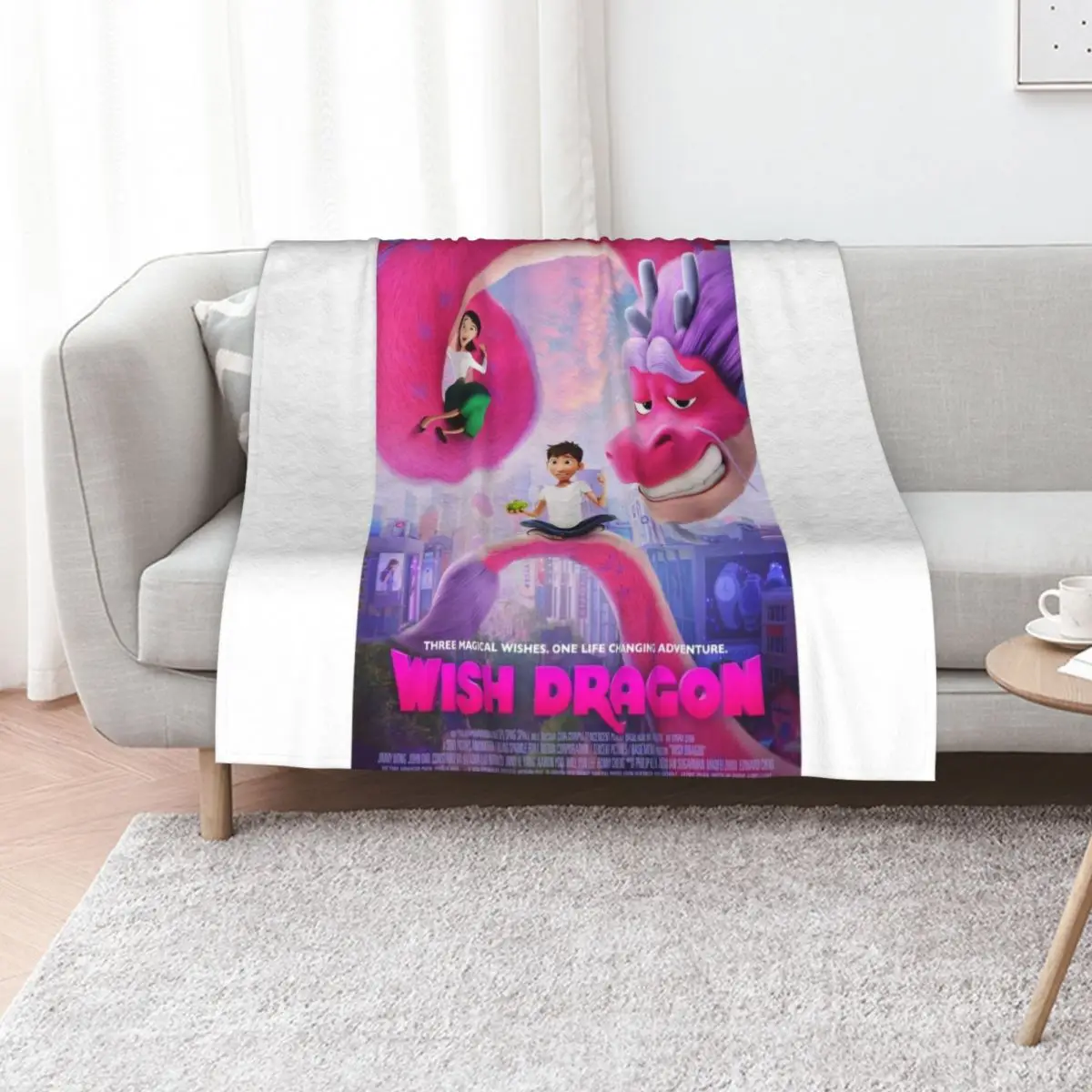 Wish dragon Throw Blanket Versatile Cozy Throw Blanket for All Occasions