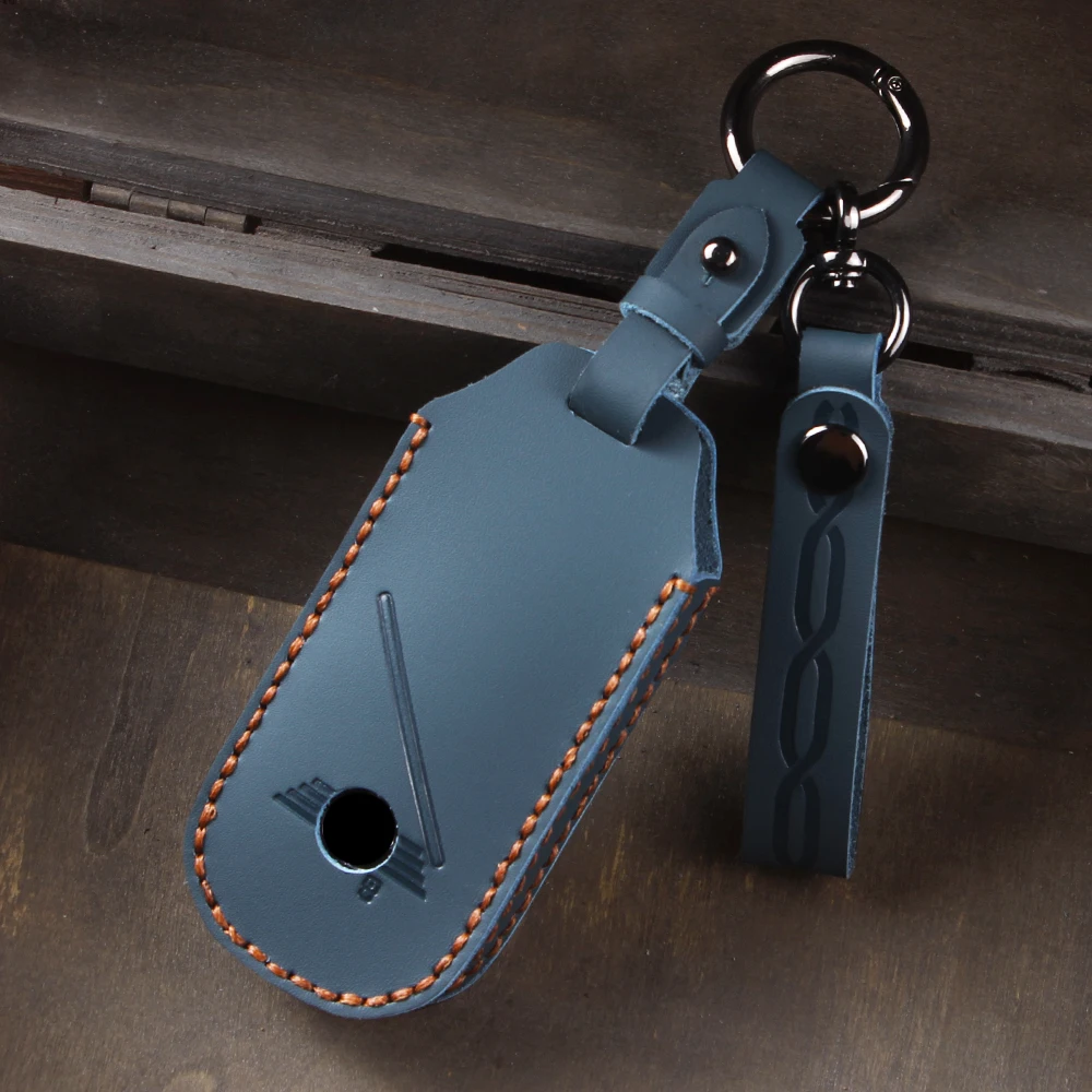 

Кожаный чехол для автомобильных ключей, защитные аксессуары для Bmw Mini Countryman Cooper One 2023 2024