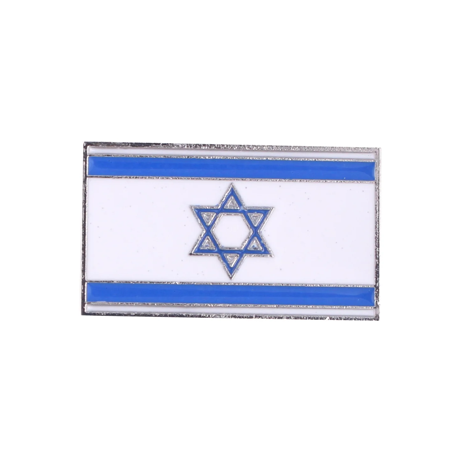 10 pçs israel bandeira nacional esmalte gota de óleo liga zinco borboleta botão crachá broche bandeiras do mundo crachá moda lembrança pinos