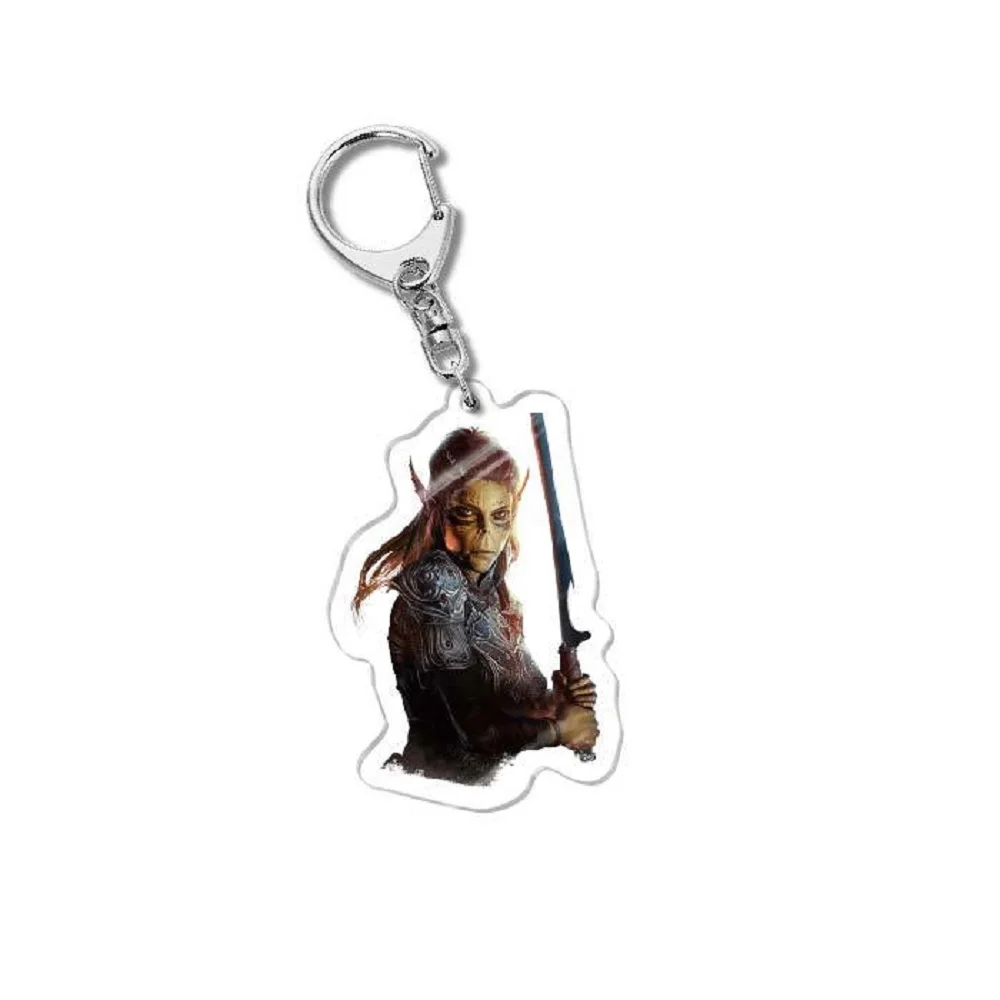 Jogo Anime Baldur's Gate 3 Antioch Keychain, Acessórios Cosplay, Pingente, Emblema Dos Desenhos Animados, Presente, 6cm