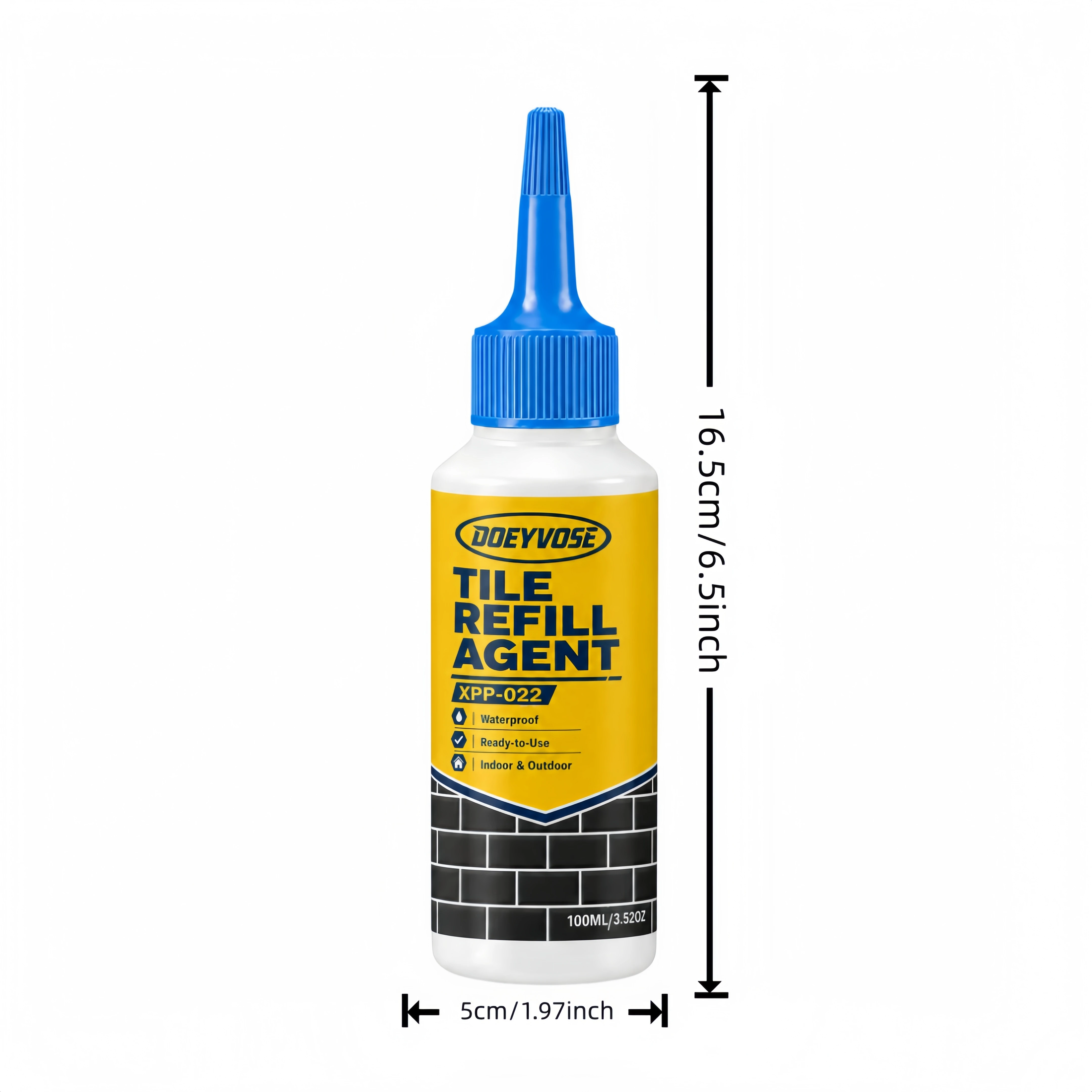 White Ceramic Tile Joint Repair Sealant 150ml Waterproof Grout Reviver for Balcony Shower Wall Tile Gaps