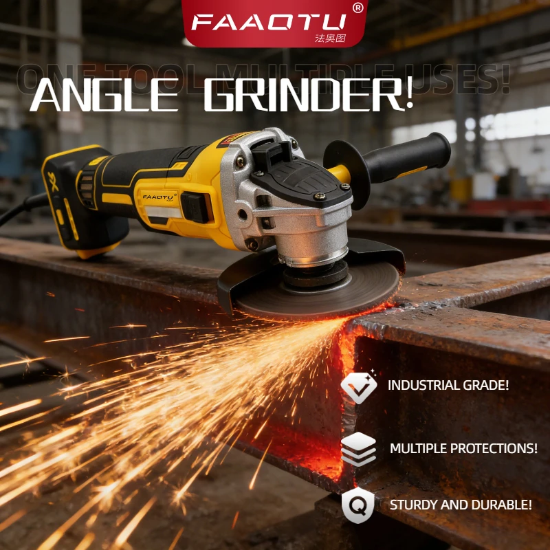

FAAOTU 405 Brushless Cordless Angle Grinder, Same Reliability & Tough Performance as DW Suitable for DW battery NO battery
