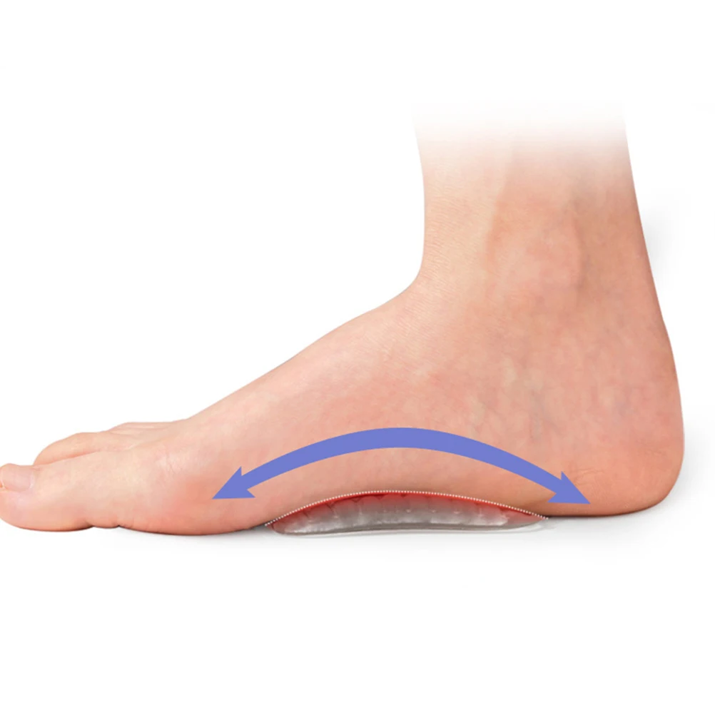 

4 Pairs Arch Support Cushion Pad Flat Feet Pain Relief Comfort Shoe Inserts Foot Foot Arch Cushion Care Tools