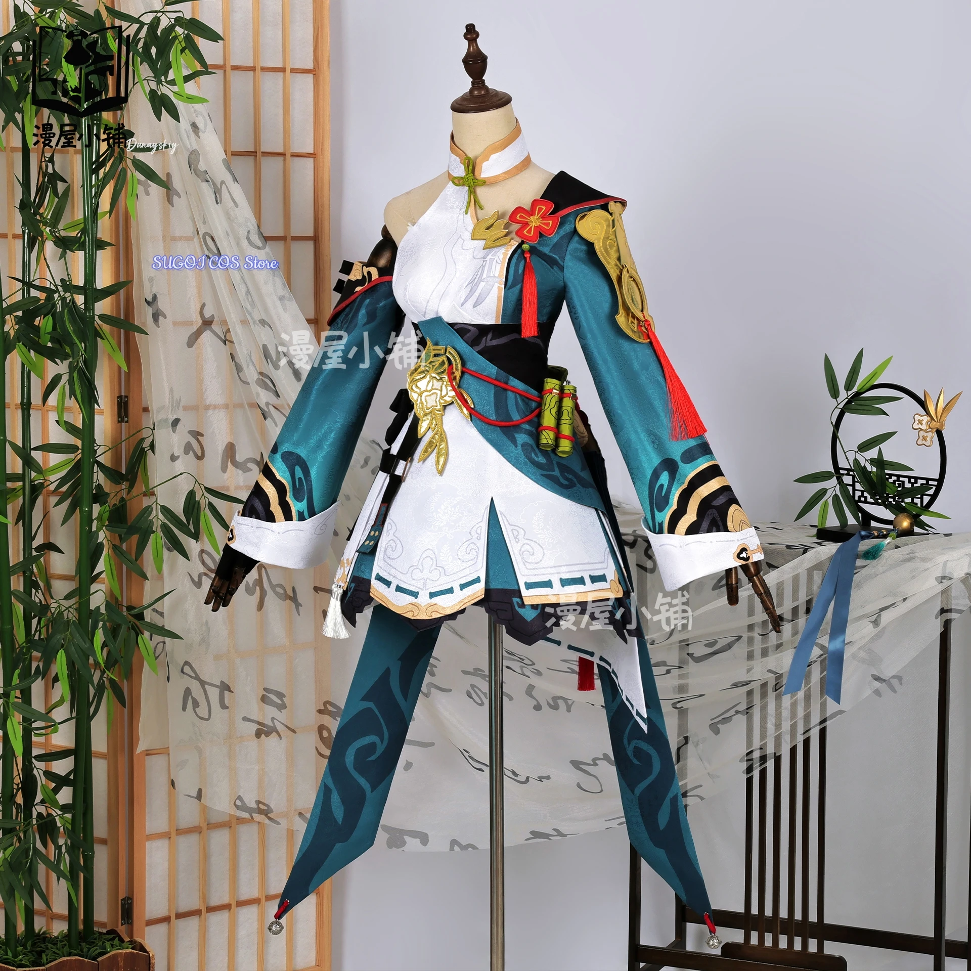 Game Honkai Impact 3rd Li SuShang 코스프레 Costume Ancient Short Hanfu Women's Dresses S-2XL Anime Outfits Wig Suits Role-playing