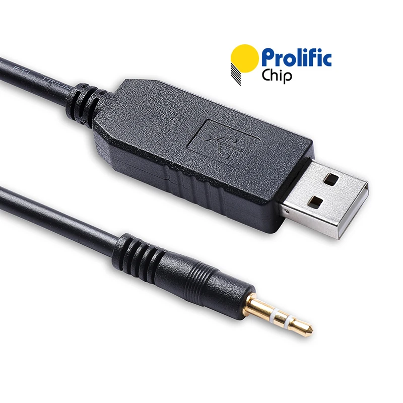 Prolific kabel do programowania USB PL2303 USB RS232 szeregowy do 2,5 mm dla ICOM IC-2820H IC-80AD ID-31A ID-51A ID-51E ID-880H OPC-2218