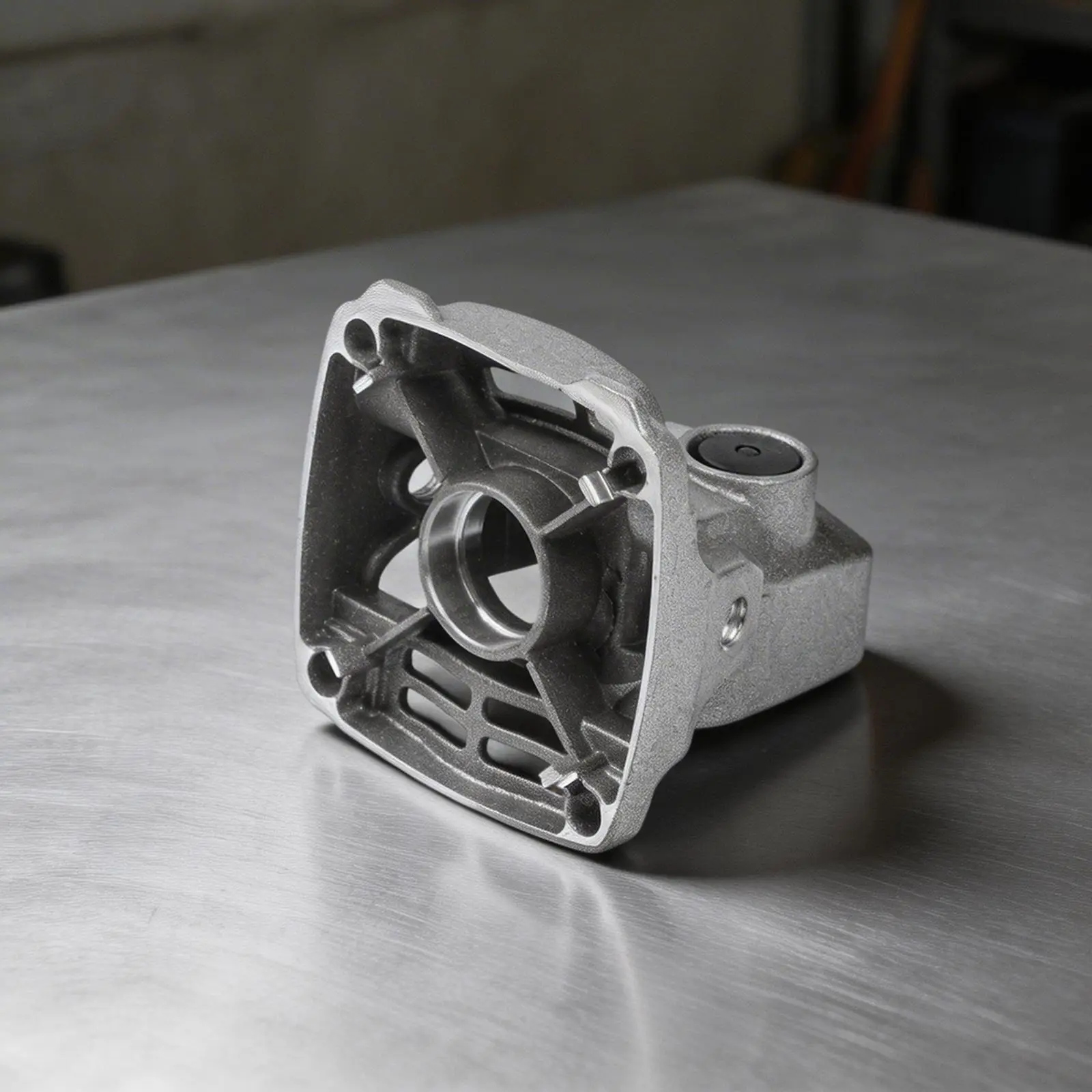Dual Metal Insert Grinder Head Housing Dual Metal Design Versatile Compatibility Tool Compatibility Workshop Use