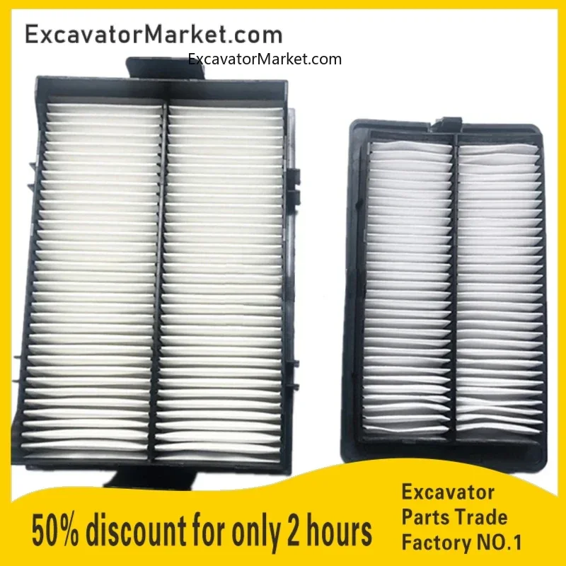 

For Excavator Air Conditioner Filter Inner Filter For Hitachi Zx Zax 200/240/250/330/360-3 Excavator Parts