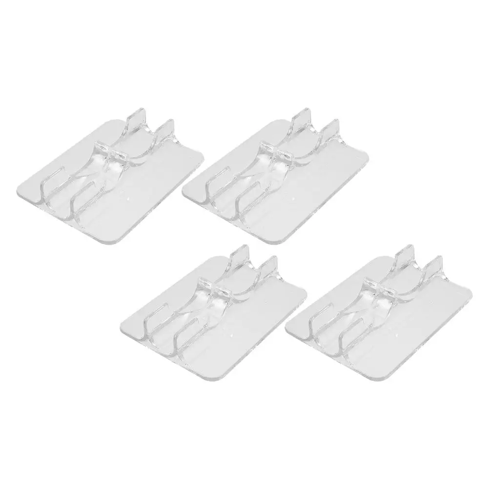 

Набор из 4 прозрачных подставок для роликовых коньков - Прочные, легкие, прозрачные держатели для коньков для розничной торговли