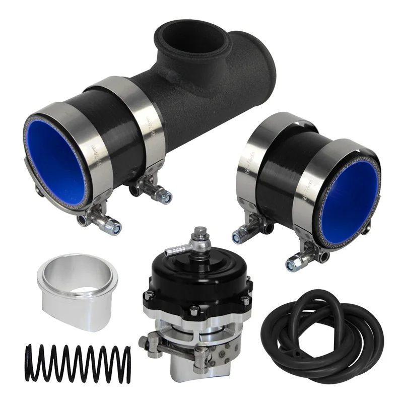 

Турбовыдувной клапан, черный, 50 мм, 35 фунтов на квадратный дюйм, адаптер BOV, зажим и фланцевая труба с наружным диаметром 2,5 дюйма