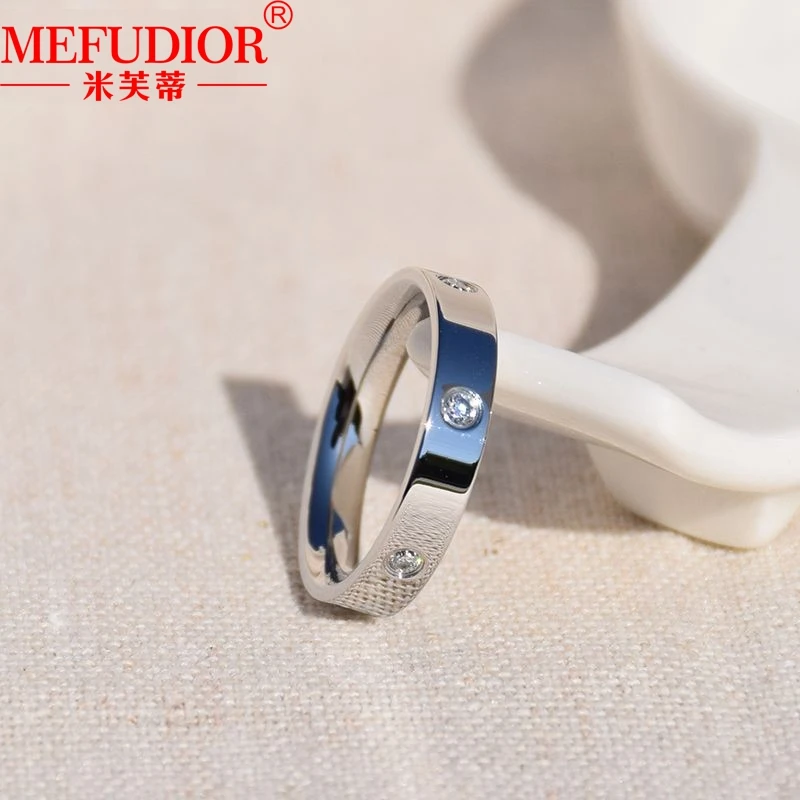 925 Sterling Silver Natural Moissanite Diamonds Couple Ring High Quality Wedding Bands Luxury Jewelry Gifts for Women and Men