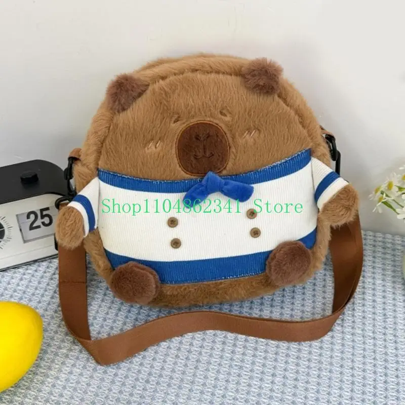 5ASD 사랑스러운 메신저 백 만화 가방 플러시 카피 바라 어깨 가방 크로스 바디 백