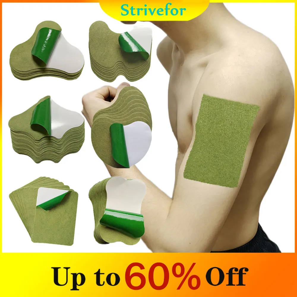

64pcs Nine Types Of Universal Muscle Patches For Neck, Shoulders, Back, Wrists, Knees And Abdomen-Home, Office, Sports, Travel