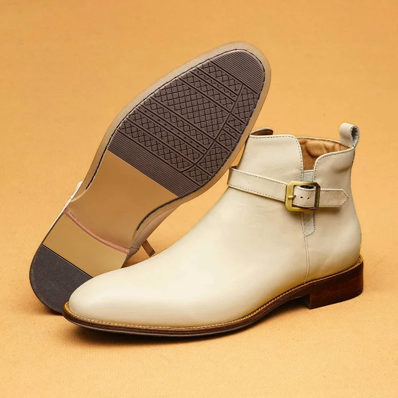 

Mens Leather Boots Winter Business Formal Shoes Genuine Leather British Boot