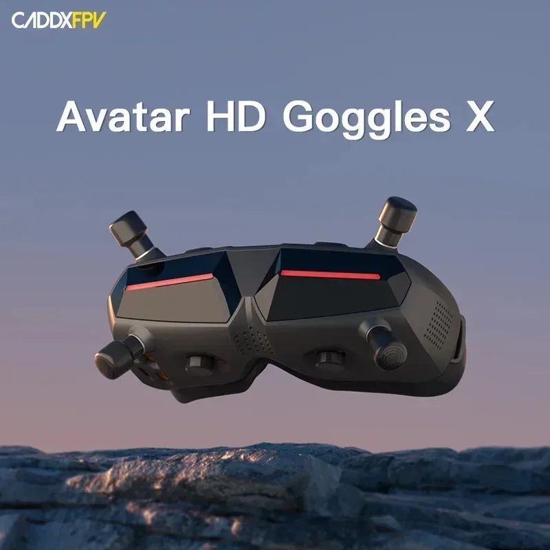 

Walksnail Avatar FPV HD Goggles X 1080P/100FPS FOV50 Built-in Gyroscope Bluetooth Wi-Fi Module