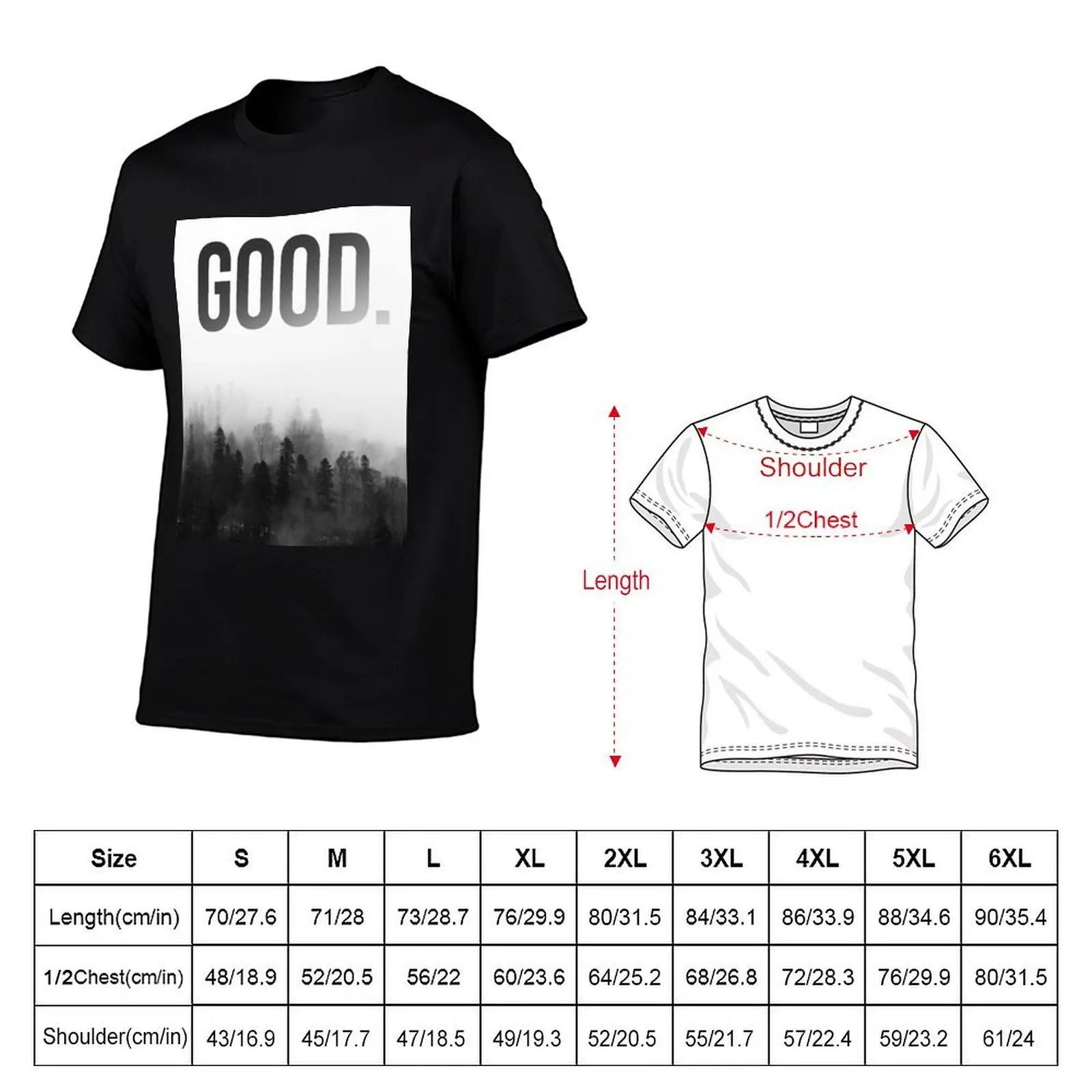 GOOD T-Shirt cotton t shirts man 100% graphic t shirts for man T-Shirt