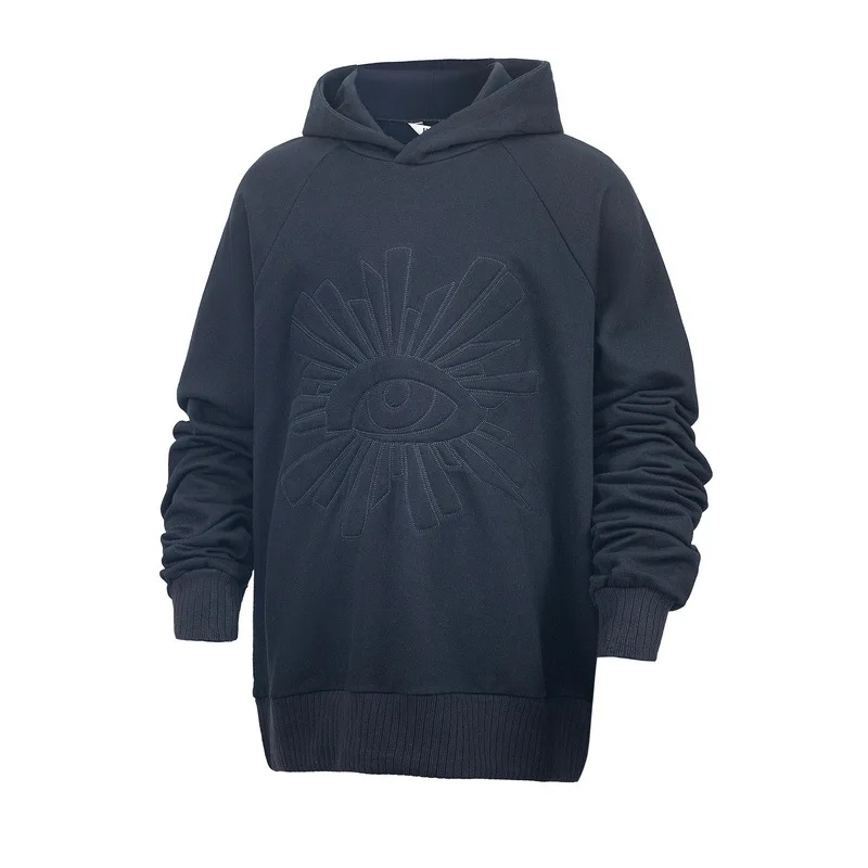 2025 100% cotton House of errors men's and women's street clothing loose printed hooded sweatshirt