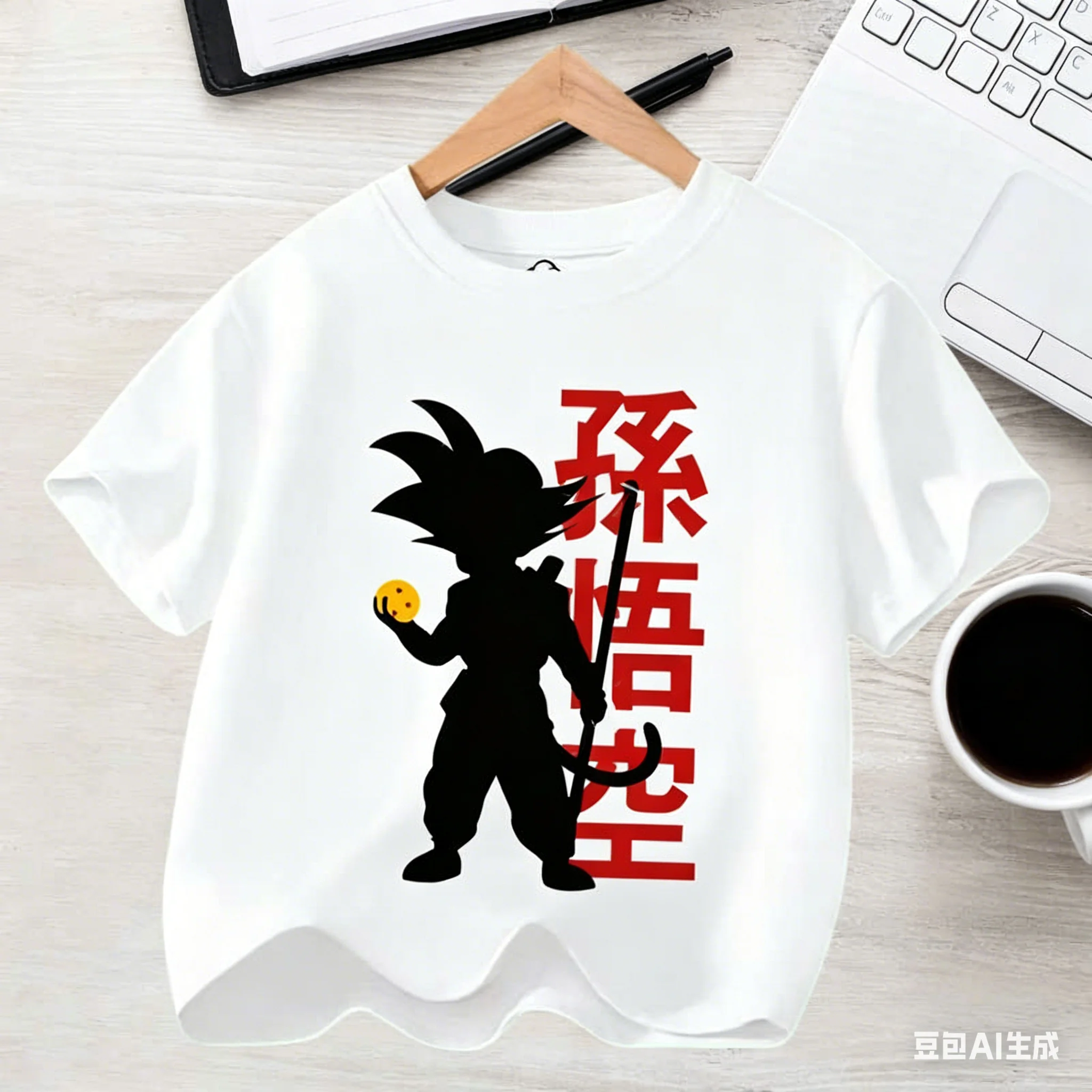Ropa con estampado de figuras de Anime Goku, camisetas transpirables de verano para niños, regalo de cumpleaños, camiseta de Dragon Ball, ropa para niños y niñas, moda