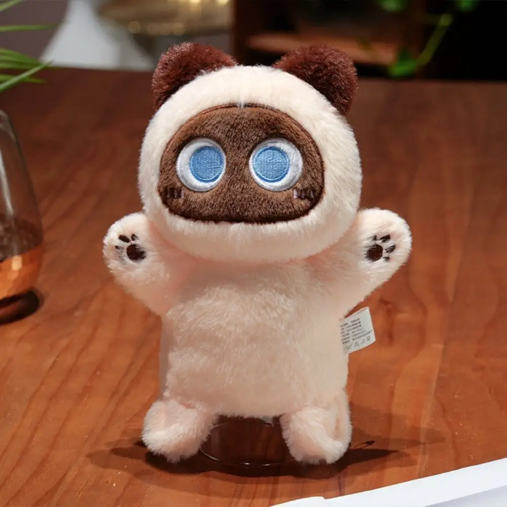 Simulazione di burattini a mano per animali di gatto Simulazione storytelling Peluche ripiene Giocattoli per gatti Educazione precoce Burattino di storie per dita a mano morbida