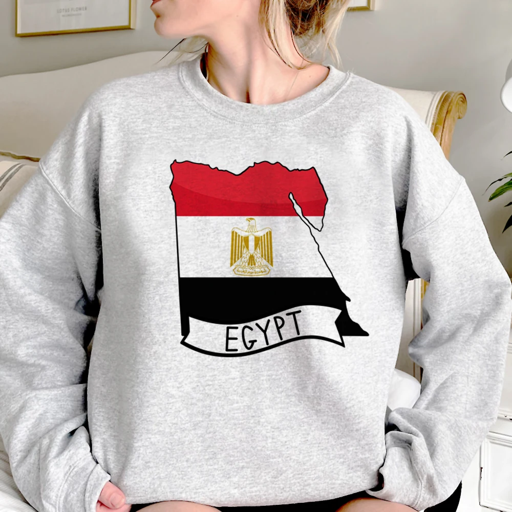 Egypt hoodies women 2023 long sleeve top Kawaii clothing Hooded Shirt women long sleeve top clothing