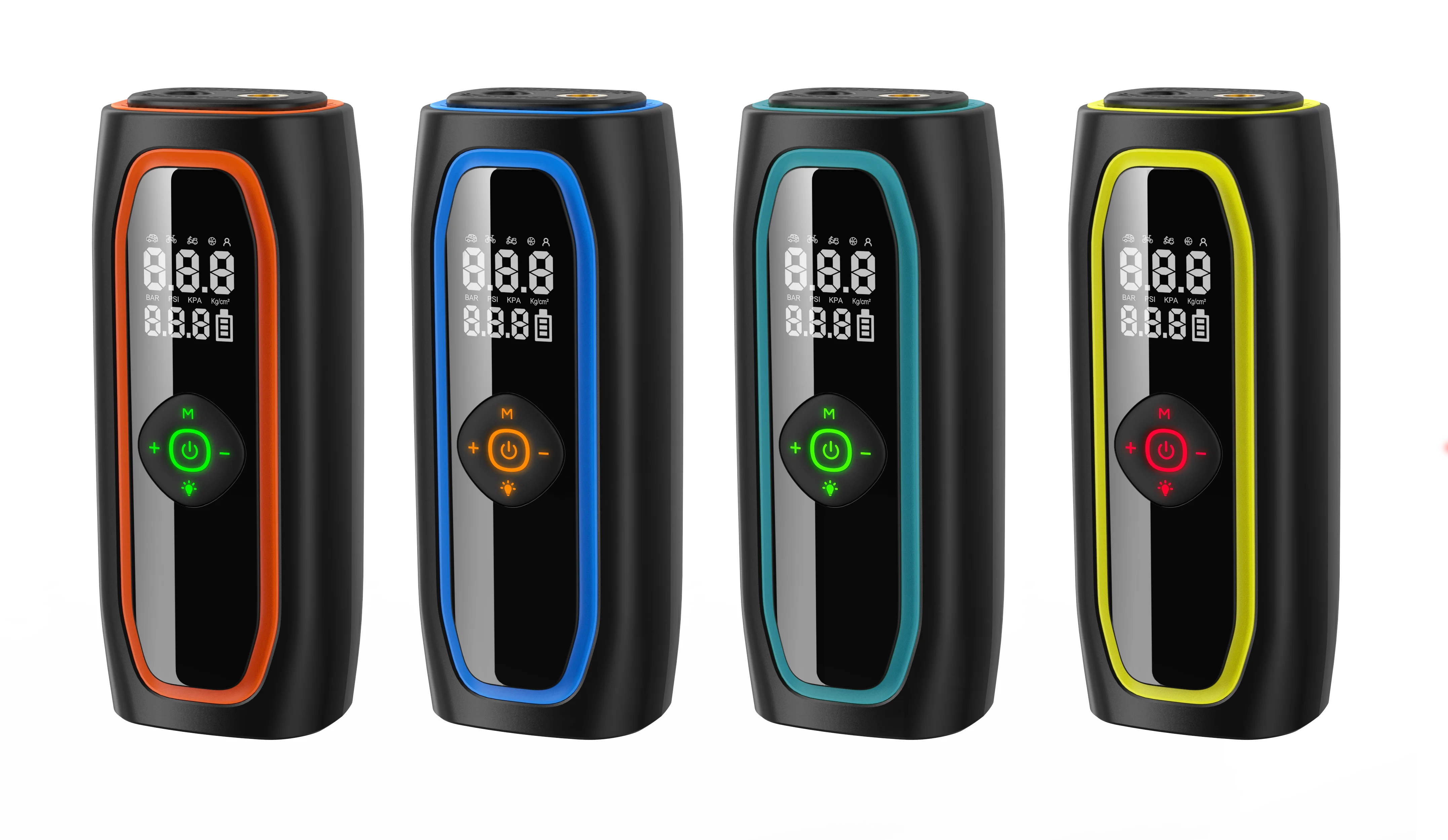 Portable High Pressure Car Tire Inflator, Automatic Electric Air Pump High Power Fast Inflation for Vehicle Tires