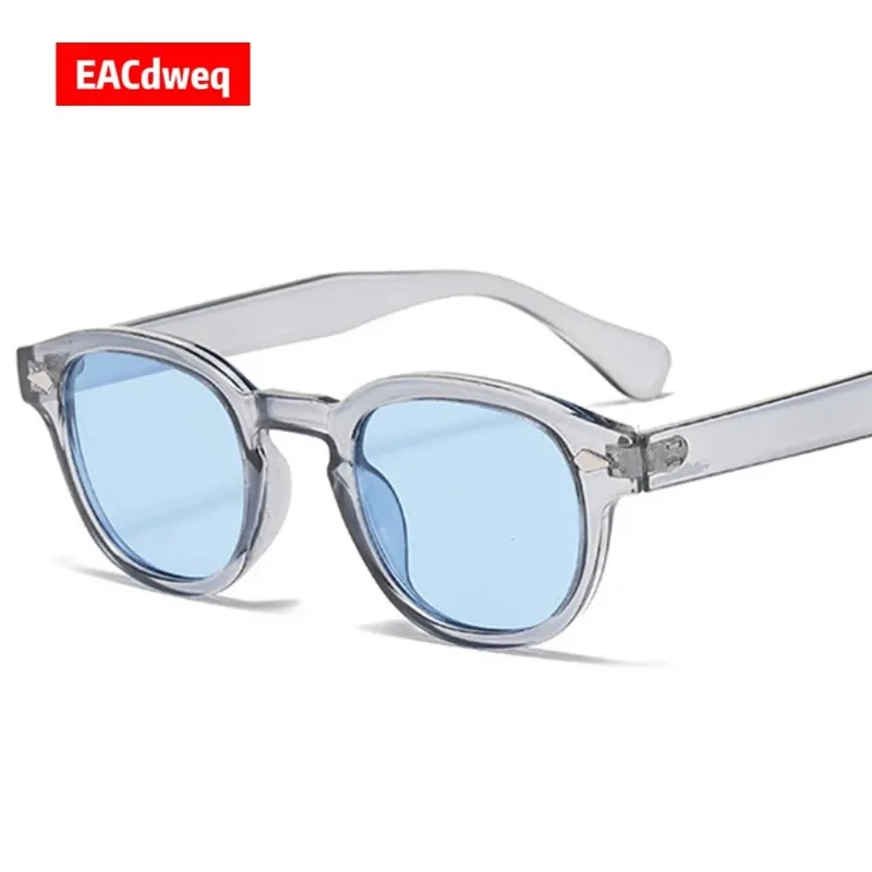 Vintage Round Sunglasses Women Men Retro Rivet Gradient Female Sun Glasses UV400 Square Shades Eyewear