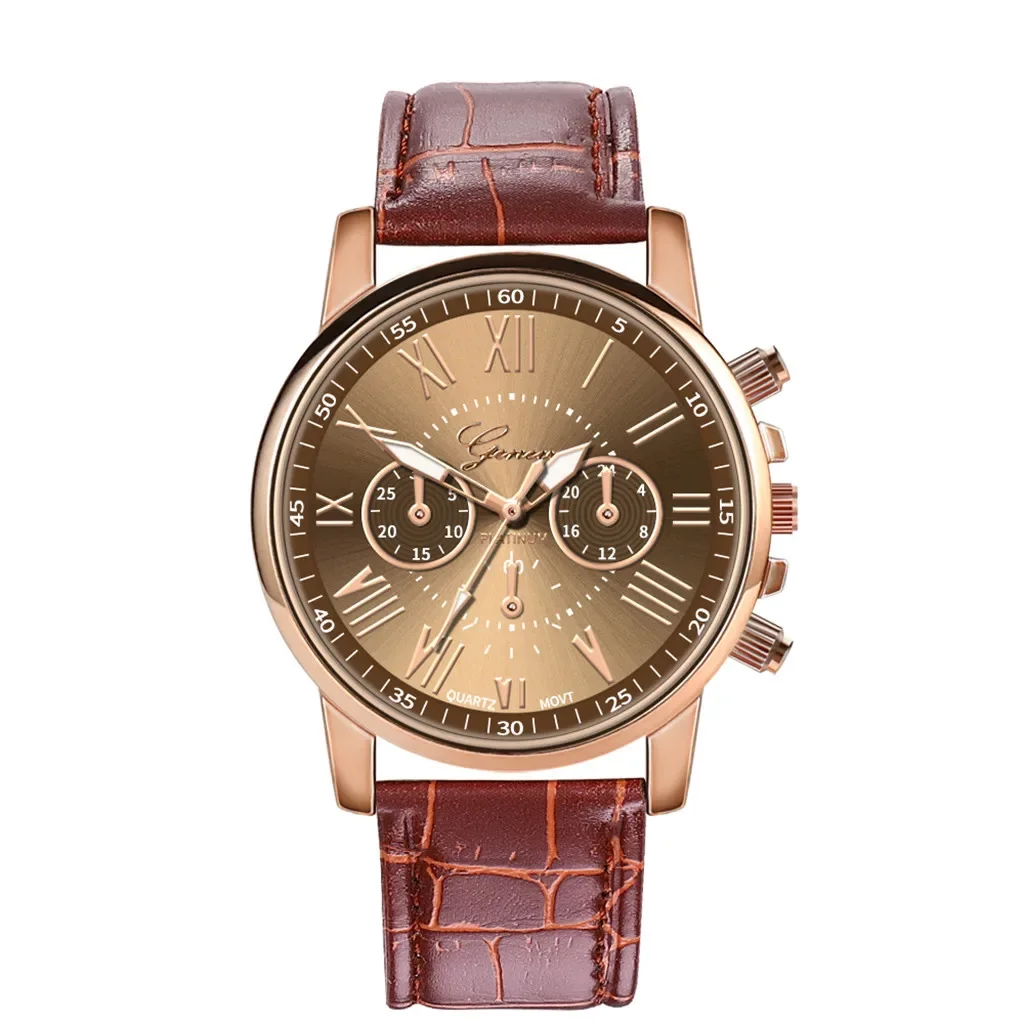 

Women's Digital Wristwatches Roman Numerals Faux Leather Analog Quartz Watch Wristwatches Watches for Women Leather Reloj Mujer