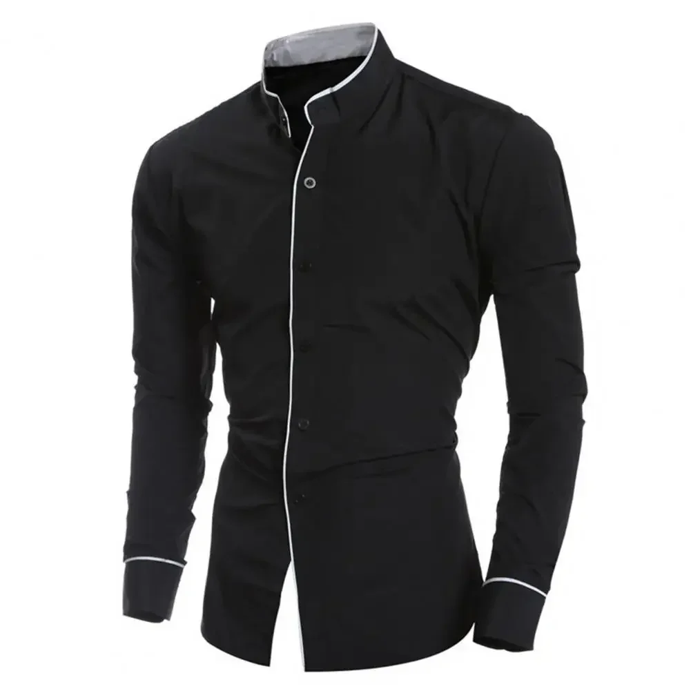 

Men's Luxury Casual Formal Shirt Long Sleeve Slim Fit Business Dress Shirts Tops