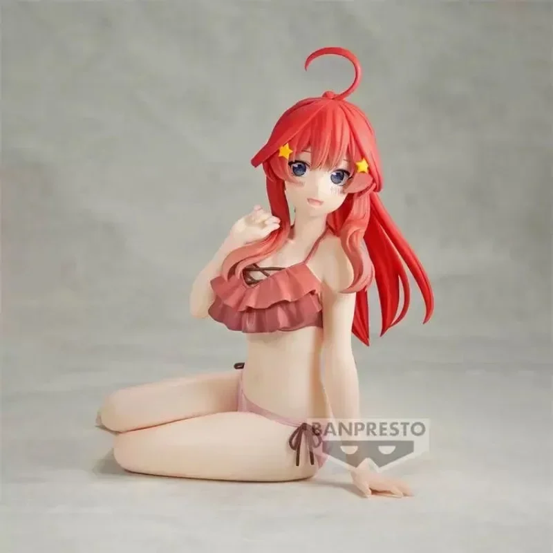 Original Bandai The Quintessential Quintuplets Nakano Itsuki Anime Action Figures Collection Ornaments Figure Toys