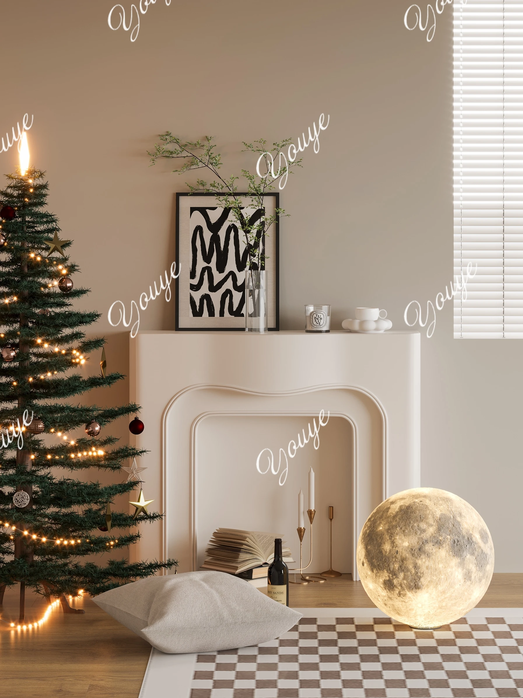 

Простой дизайн, стильный настенный боковой камин, боковой шкаф для гостиной, спальни, атмосферная мебель, настенный боковой шкаф