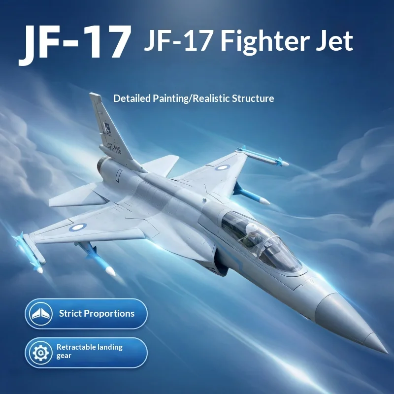 

JF-17 Thunderbolt RC Fighter Jet 70 EDF PNP Remote Control Airplane Outdoor Aviation Model For Adult RC Hobby Enthusiasts