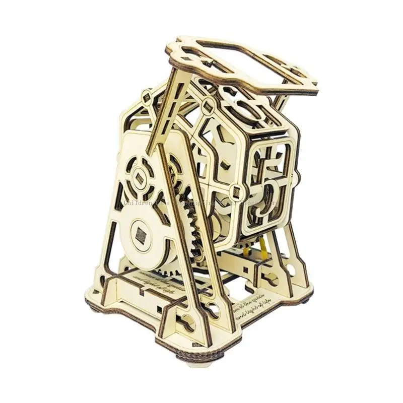 청소년과 성인을 위한 장난감 수집가를 위한 손으로 만든 나무 기어 회전 휠