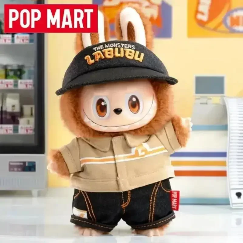 

POP MART Labubu Wacky Mart Series Vinyl Plush Pendant, Cute Anime Action Figure, Blind Box Ornament, Surprise Gift