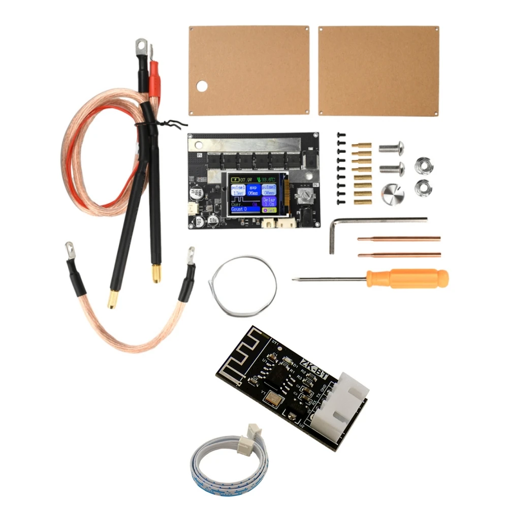 ZK-XW2 DC 3.6-15V 3000A Pulse Spot Welder With Multi-Interface Bluetooth Control for 18650 Battery Nickel Strip Welding