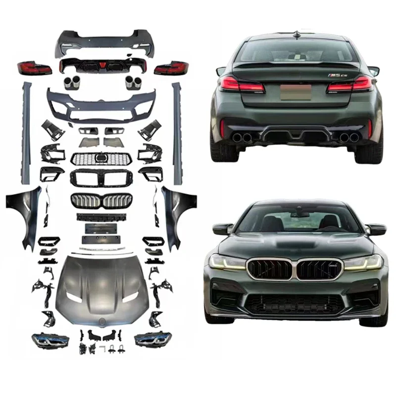 Car bumper fittings for bmw 5 Series F10 2010-2017 Upgrade bmw G30 LCI M5 CS Surround Kit