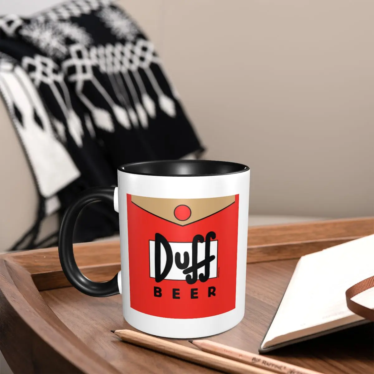 

Duff Beer Mug Funny Ceramic Coffee Cups Tea Mugs Milk Cup Drinkware Gift for Friends