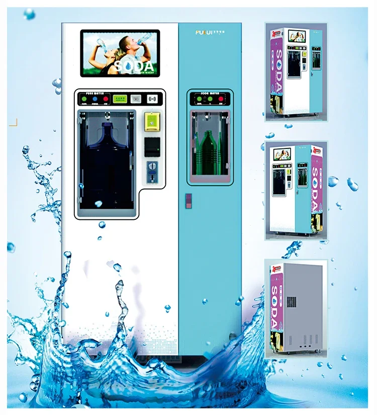 Flavors Cold Profesional Dispenser Carbonated Drink Making  Soda Water Vending Machine