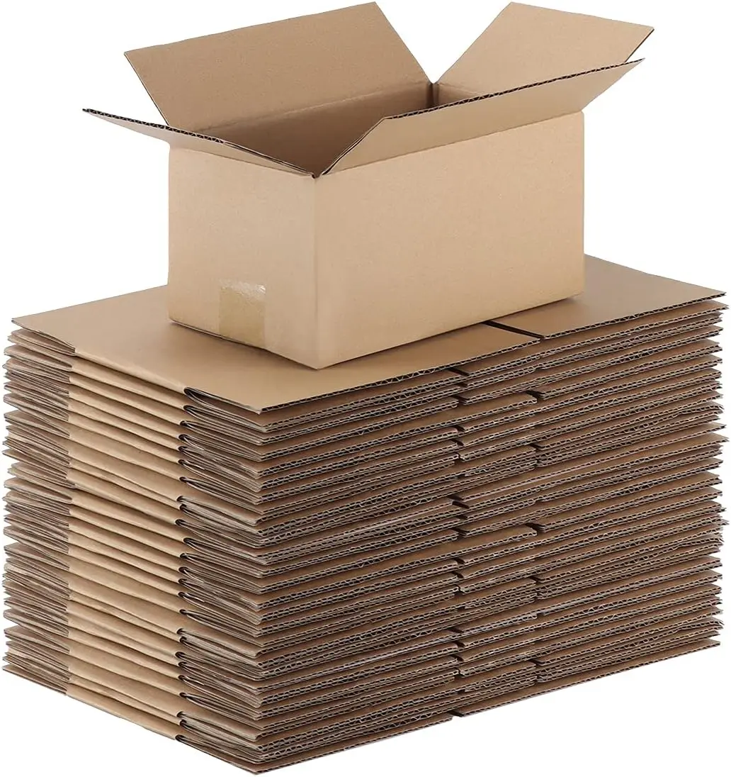 

7x5x4 inch Kraft Corrugated Boxes, Pack of 25 for Business and Home Shipping