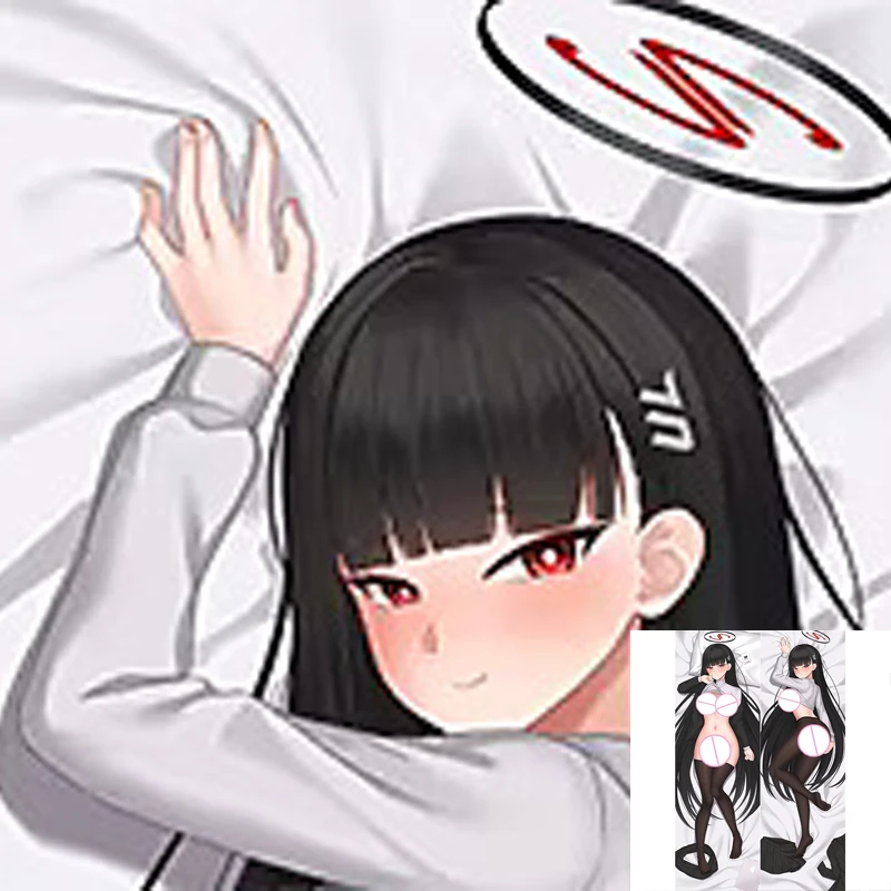 

Anime Pillow Cover Dakimakura Rio Tsukatsuki 2 Side Printed Hugging Body Pillowcase Cushion Cover Bedding Decor