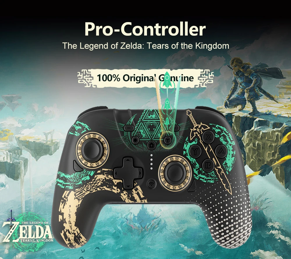 Gamepad FOR Nintend Switch Pro Controller Legend Zelda Tears of the Kingdom Limited Edition joypad for switch OLED  PC IOS