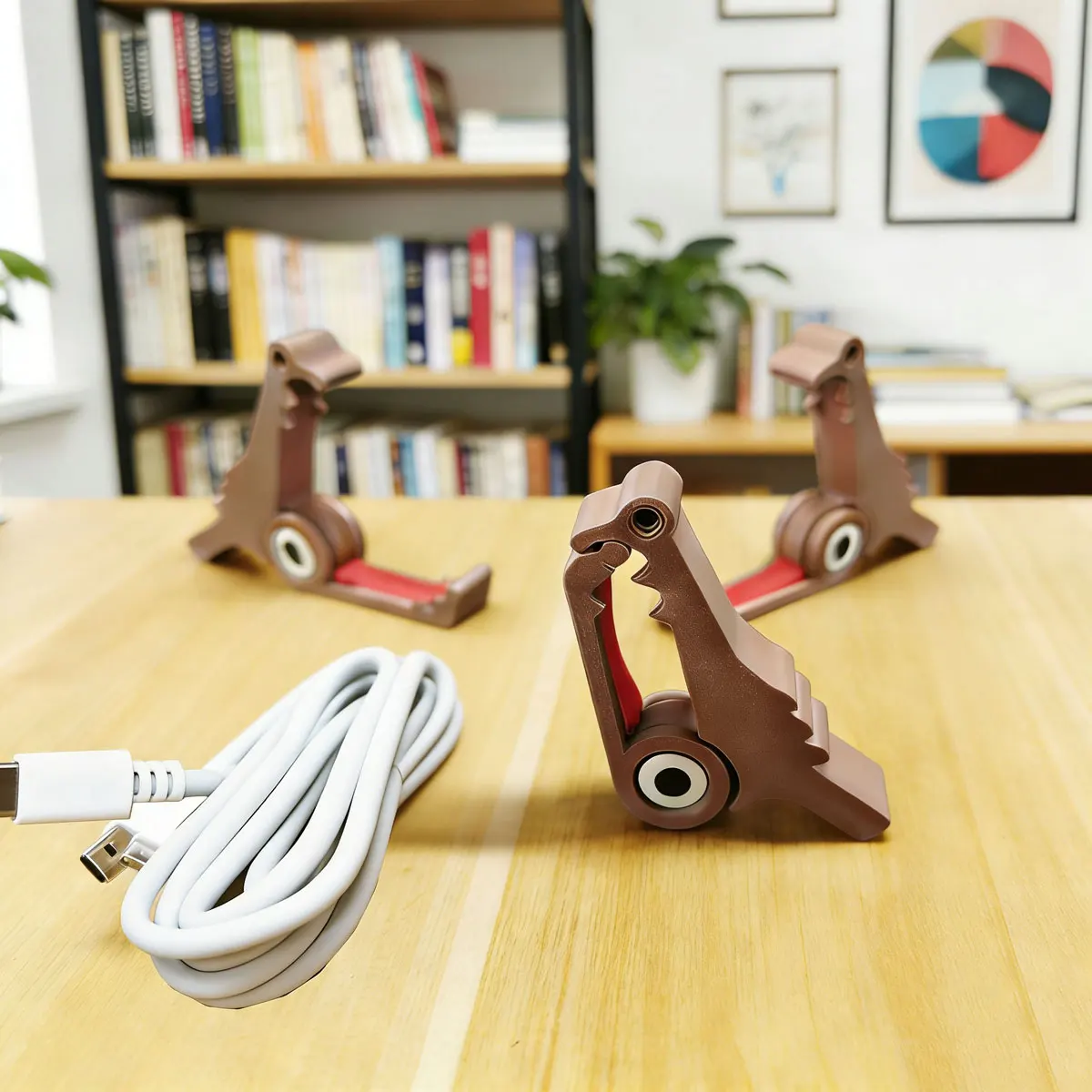 Fun Pterosaur Cable Organizer, Dinosaur Cable Management Clip, Cute Pterosaur Shape, Pla Eco-Friendly Material, Practical and Durable, Mini Size Essential Travel Tool, Effectively Solves the Problem of Tangled Cables