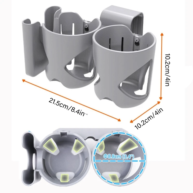 Porte-boisson pour sièges d'auto pour bébé, porte-gobelet sécurisé Stable en ABS pour les longs voyages